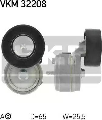 SKF VKM 32208 - Натяжитель, поликлиновый ремень www.autospares.lv