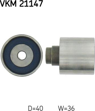 SKF VKM 21147 - Направляющий ролик, зубчатый ремень ГРМ www.autospares.lv