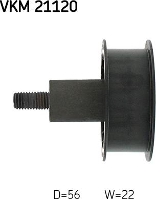 SKF VKM 21120 - Parazīt / Vadrullītis, Zobsiksna www.autospares.lv