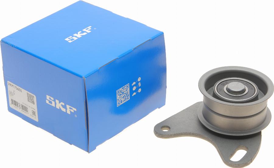 SKF VKM 75601 - Spriegotājrullītis, Gāzu sadales mehānisma piedziņas siksna autospares.lv