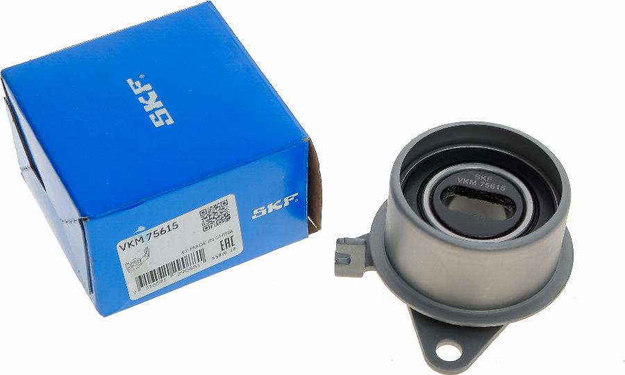 SKF VKM 75615 - Spriegotājrullītis, Gāzu sadales mehānisma piedziņas siksna www.autospares.lv