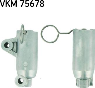 SKF VKM 75678 - Spriegotājrullītis, Gāzu sadales mehānisma piedziņas siksna www.autospares.lv