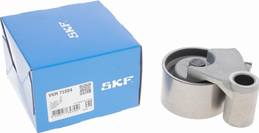 SKF VKM 71004 - Spriegotājrullītis, Gāzu sadales mehānisma piedziņas siksna autospares.lv