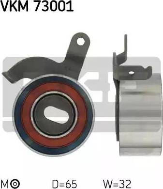 SKF VKM 73001 - Spriegotājrullītis, Gāzu sadales mehānisma piedziņas siksna www.autospares.lv