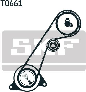 SKF VKMA 94616 - Timing Belt Set www.autospares.lv