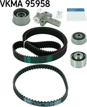 SKF VKMA 95958 - Zobsiksnas komplekts autospares.lv