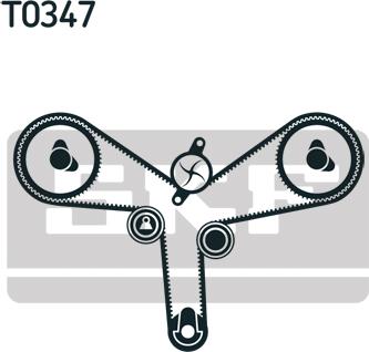 SKF VKMA 95981 - Zobsiksnas komplekts www.autospares.lv