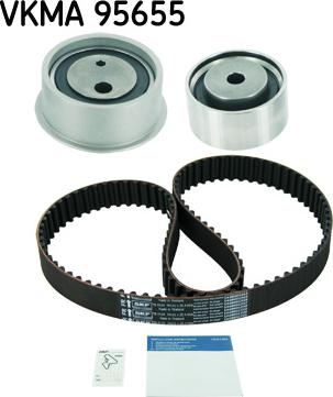 SKF VKMA 95655 - Комплект зубчатого ремня ГРМ www.autospares.lv