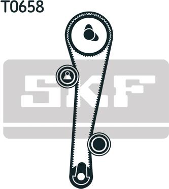 SKF VKMA 95655 - Zobsiksnas komplekts autospares.lv