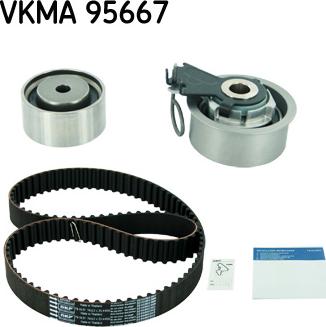 SKF VKMA 95667 - Zobsiksnas komplekts autospares.lv