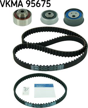 SKF VKMA 95675 - Zobsiksnas komplekts autospares.lv