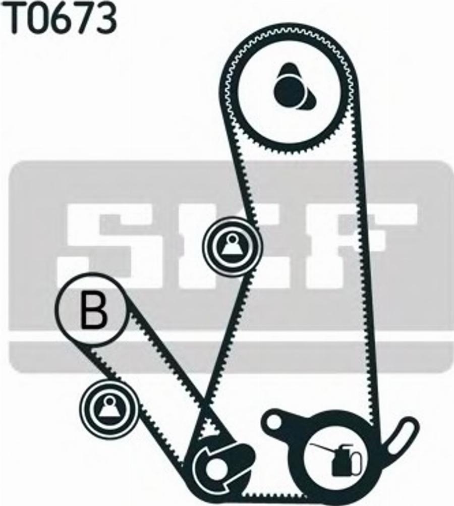 SKF VKMA95008 - Timing Belt Set www.autospares.lv