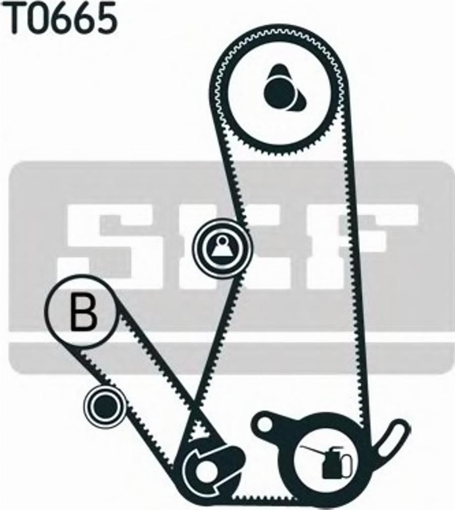 SKF VKMA95016 - Zobsiksnas komplekts www.autospares.lv