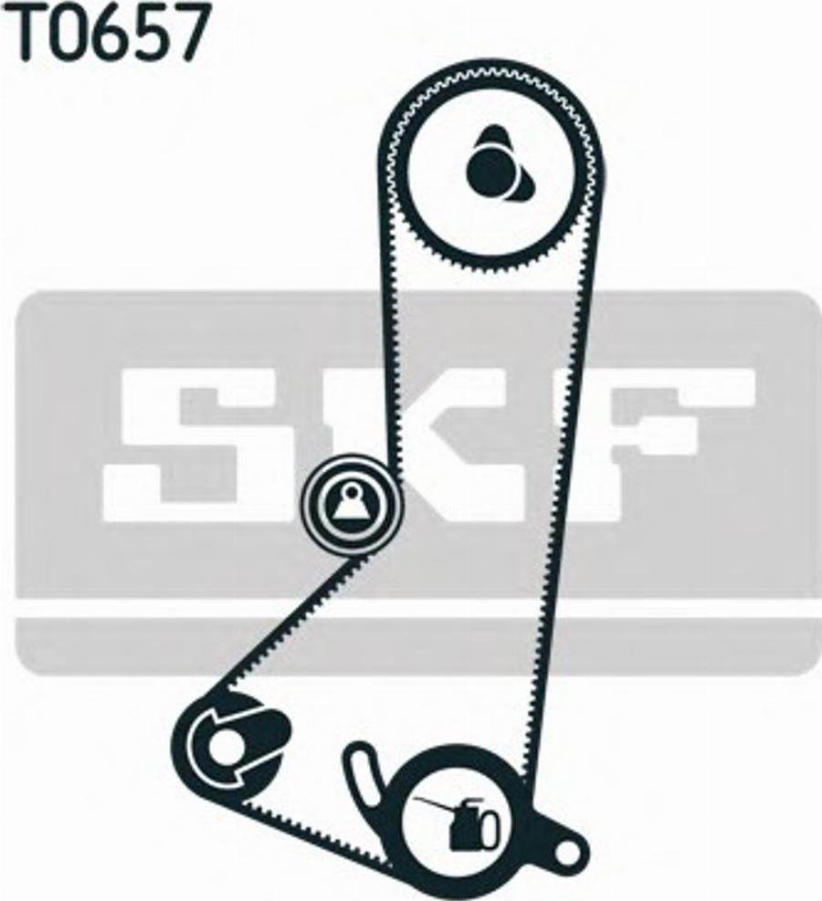 SKF VKMA95031 - Timing Belt Set www.autospares.lv