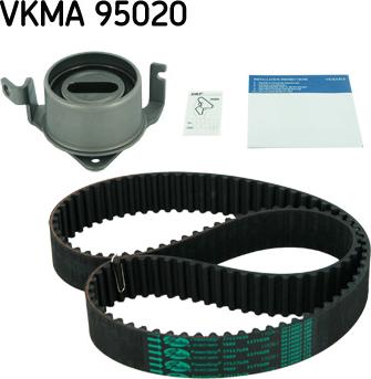 SKF VKMA 95020 - Комплект зубчатого ремня ГРМ www.autospares.lv