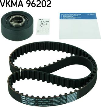 SKF VKMA 96202 - Комплект зубчатого ремня ГРМ www.autospares.lv