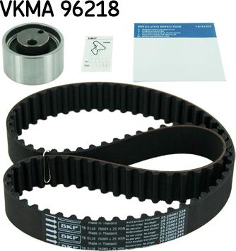 SKF VKMA 96218 - Комплект зубчатого ремня ГРМ www.autospares.lv