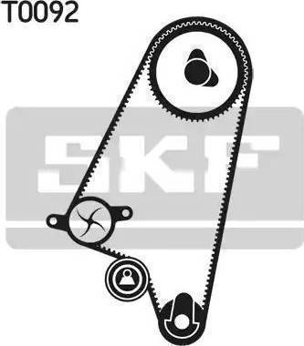 SKF VKMS 05121 - Timing Belt Set www.autospares.lv