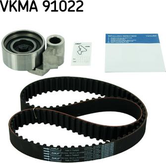 SKF VKMA 91022 - Zobsiksnas komplekts autospares.lv