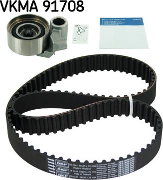 SKF VKMA 91708 - Zobsiksnas komplekts www.autospares.lv