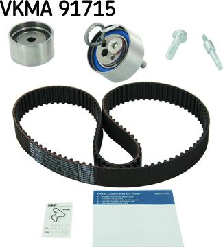 SKF VKMA 91715 - Zobsiksnas komplekts www.autospares.lv