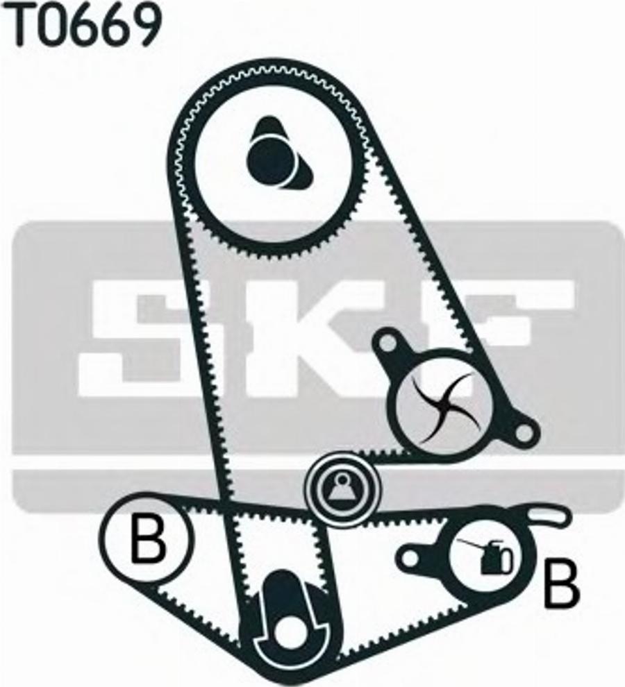 SKF VKMA93013 - Zobsiksnas komplekts www.autospares.lv