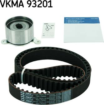 SKF VKMA 93201 - Комплект зубчатого ремня ГРМ www.autospares.lv