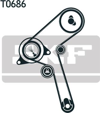 SKF VKMA 92519 - Zobsiksnas komplekts www.autospares.lv