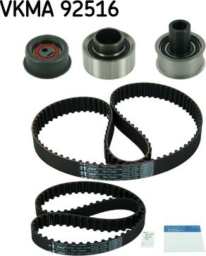 SKF VKMA 92516 - Комплект зубчатого ремня ГРМ www.autospares.lv