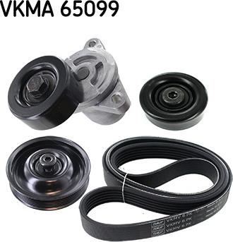 SKF VKMA 65099 - Поликлиновый ременный комплект www.autospares.lv