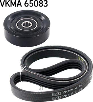 SKF VKMA 65083 - Ķīļrievu siksnu komplekts autospares.lv