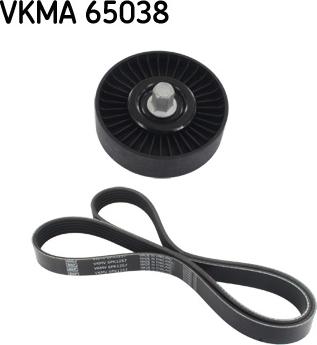 SKF VKMA 65038 - Ķīļrievu siksnu komplekts autospares.lv