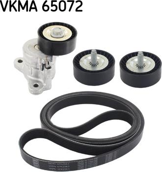 SKF VKMA 65072 - Ķīļrievu siksnu komplekts www.autospares.lv