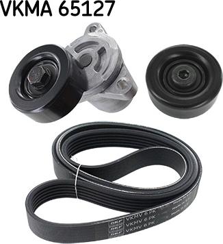 SKF VKMA 65127 - Ķīļrievu siksnu komplekts www.autospares.lv