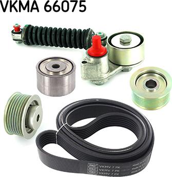 SKF VKMA 66075 - Ķīļrievu siksnu komplekts www.autospares.lv