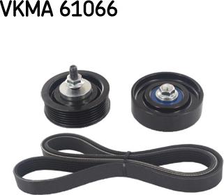 SKF VKMA 61066 - Ķīļrievu siksnu komplekts www.autospares.lv