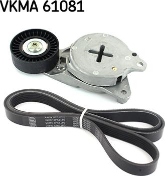 SKF VKMA 61081 - Ķīļrievu siksnu komplekts autospares.lv