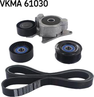 SKF VKMA 61030 - Поликлиновый ременный комплект www.autospares.lv