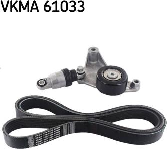 SKF VKMA 61033 - Поликлиновый ременный комплект www.autospares.lv