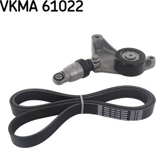 SKF VKMA 61022 - Поликлиновый ременный комплект www.autospares.lv