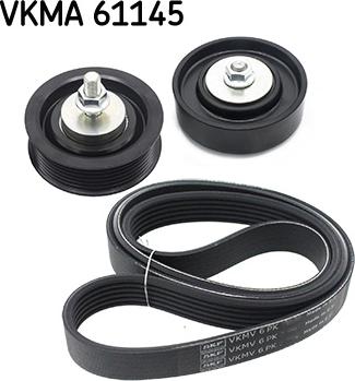 SKF VKMA 61145 - Ķīļrievu siksnu komplekts autospares.lv