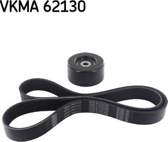 SKF VKMA 62130 - Ķīļrievu siksnu komplekts autospares.lv