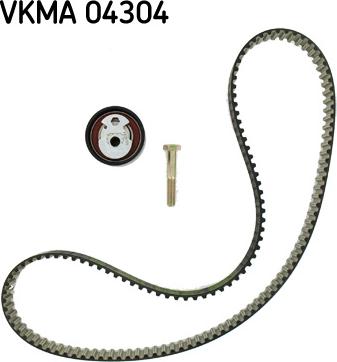 SKF VKMA 04304 - Zobsiksnas komplekts www.autospares.lv