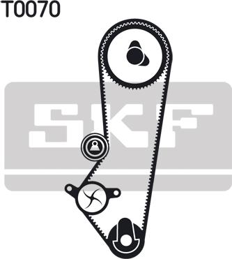 SKF VKMA 07300 - Zobsiksnas komplekts www.autospares.lv