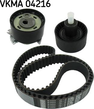 SKF VKMA 04216 - Zobsiksnas komplekts autospares.lv