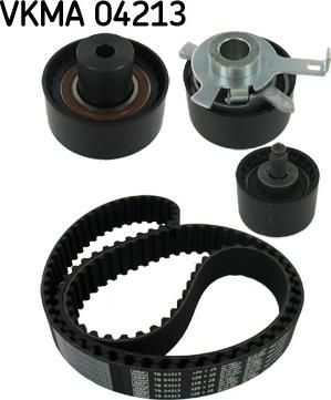 SKF VKMA 04213 - Комплект зубчатого ремня ГРМ www.autospares.lv