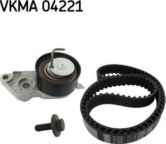 SKF VKMA 04221 - Комплект зубчатого ремня ГРМ www.autospares.lv