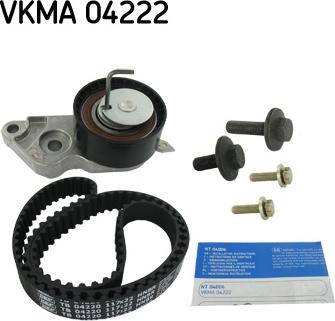 SKF VKMA 04222 - Zobsiksnas komplekts autospares.lv