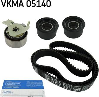 SKF VKMA 05140 - Комплект зубчатого ремня ГРМ www.autospares.lv