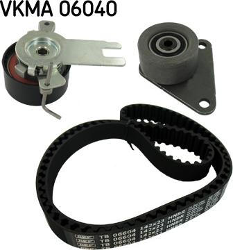 SKF VKMA 06040 - Комплект зубчатого ремня ГРМ www.autospares.lv